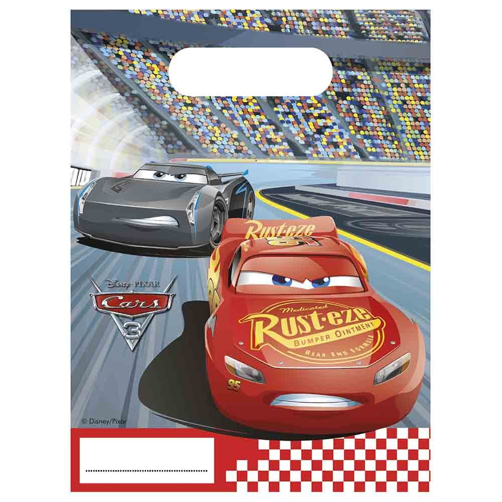 Disney Cars 3 Party Bags 6pcs - Red