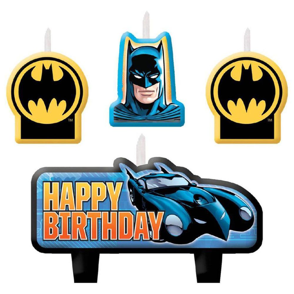 Amscan - Batman Birthday Candle Set