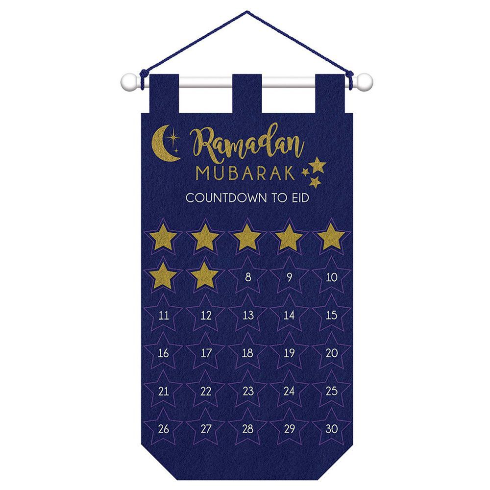 Amscan - Eid Countdown Banner With Removable Add-Ons