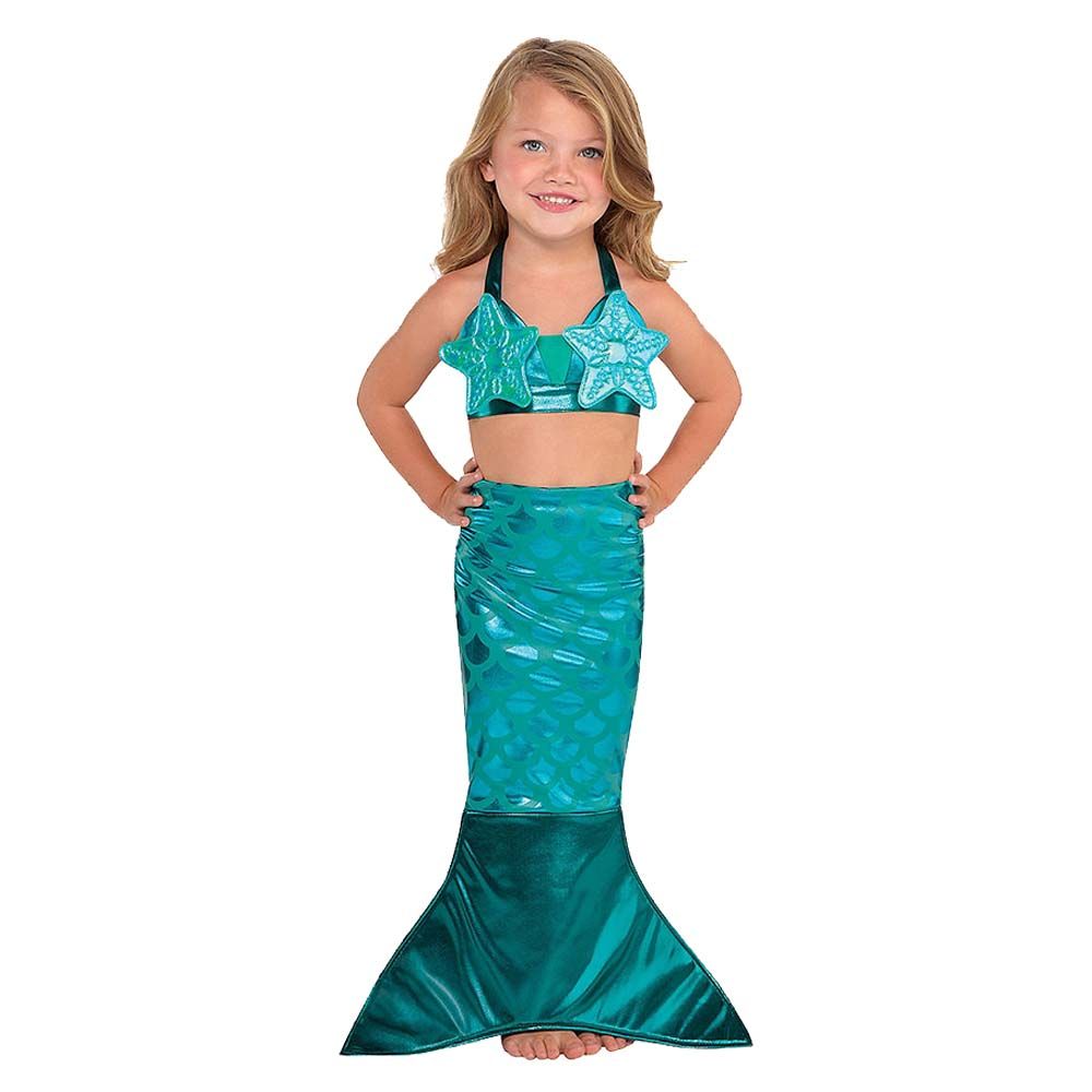 Party Centre - Mermaid Kit 4-6Y - Teal