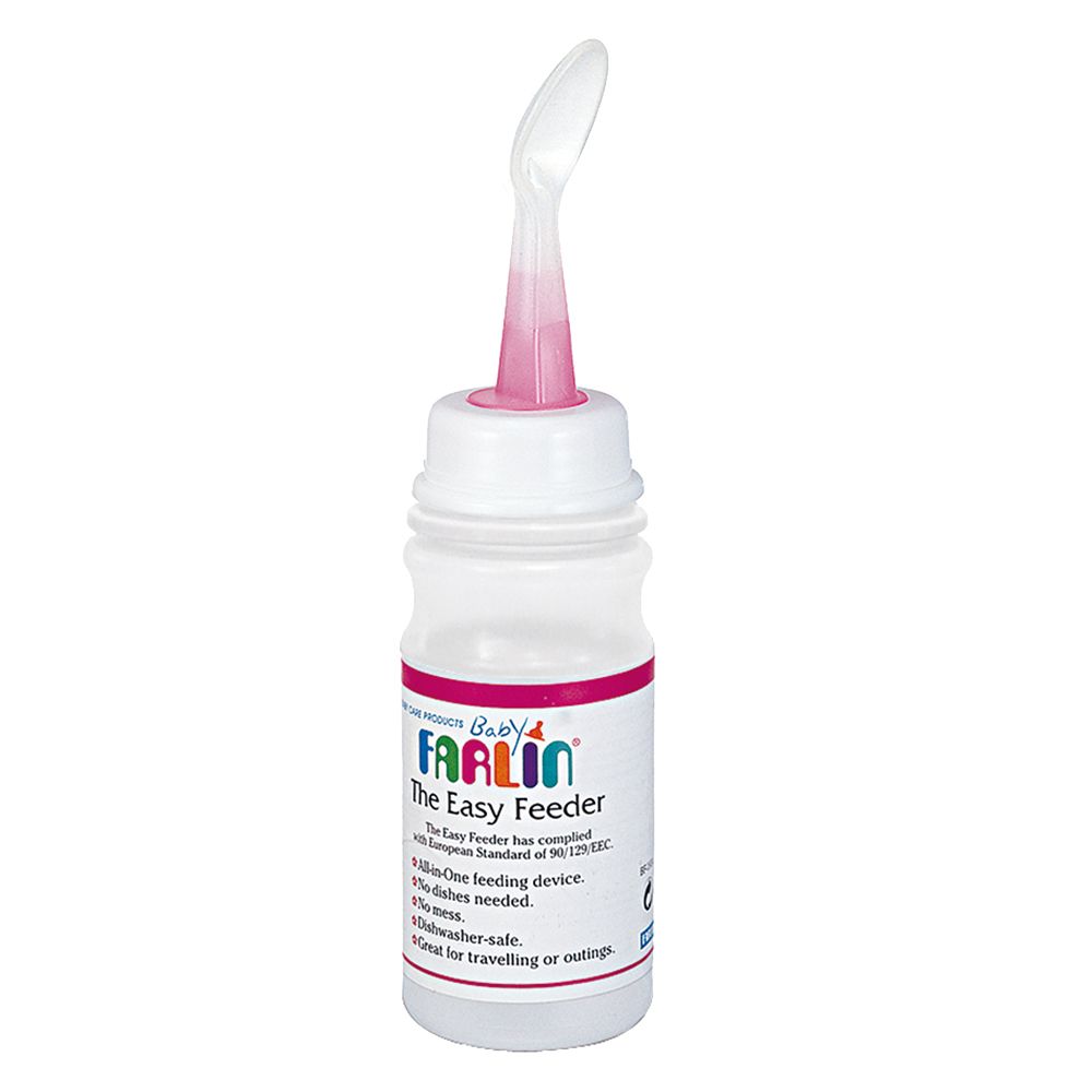 Farlin - The Easy Feeder 180ml - Pink & White