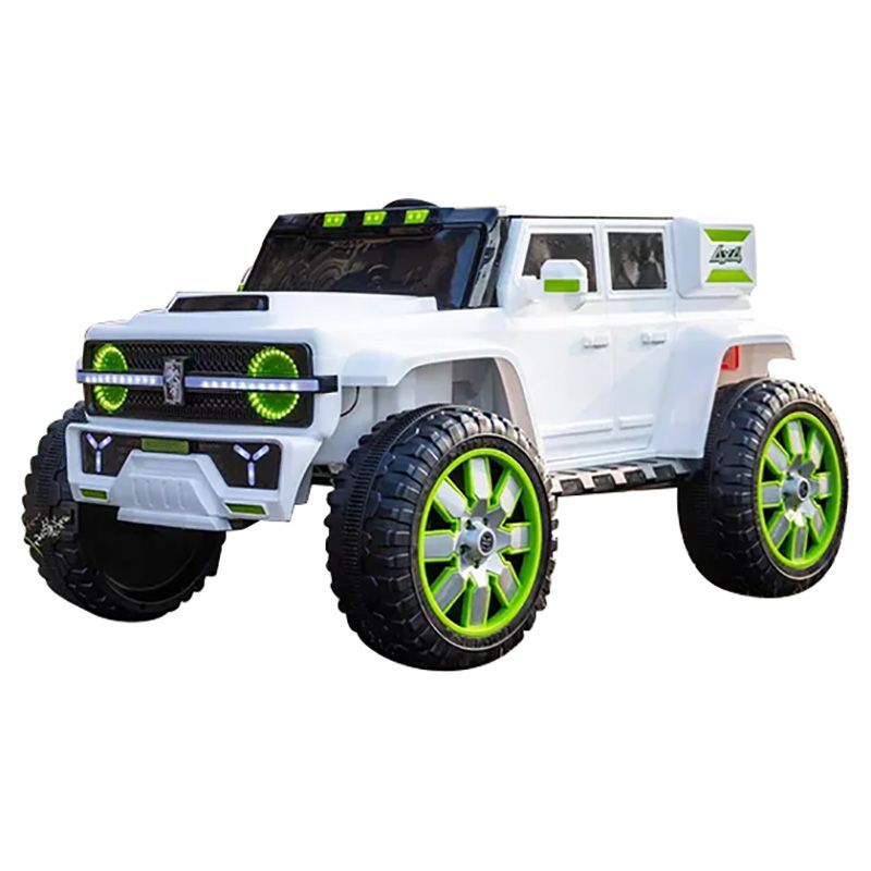 Megastar - 12V Power Bomb SUV Kids Electric Vehicle - White