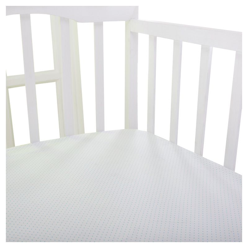 Little West Street - Dots Organic Crib Fitted Sheet