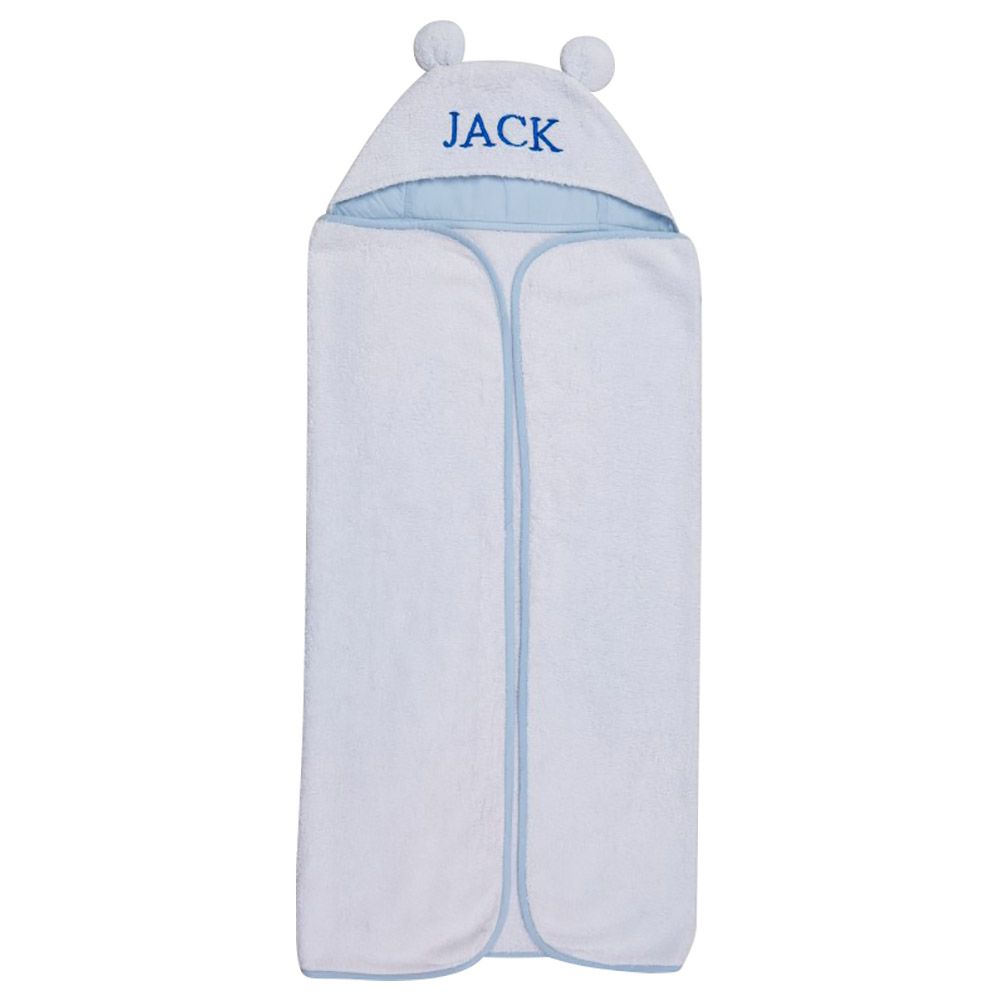 Little West Street - Baby Bear Towel - Blue