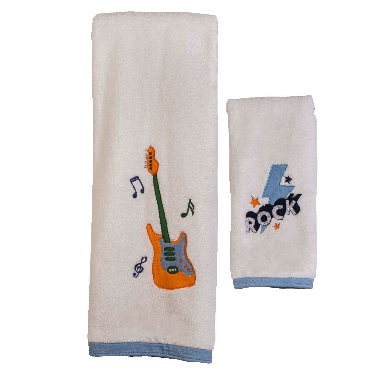 Little West Street - Kids Rockstar Bath & Hand Towel Set