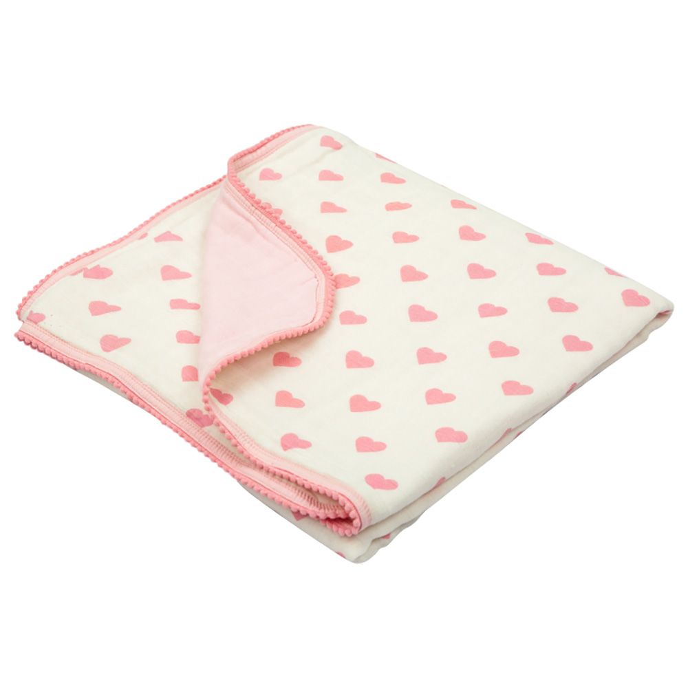 Little West Street - Heart Reversible Blanket