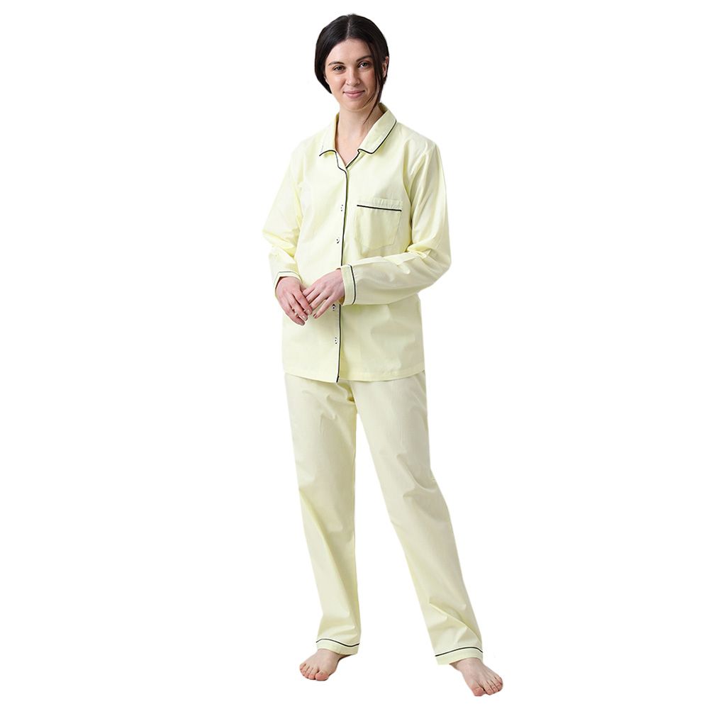 Little West Street - Women Sunshine Yellow Pajama Set