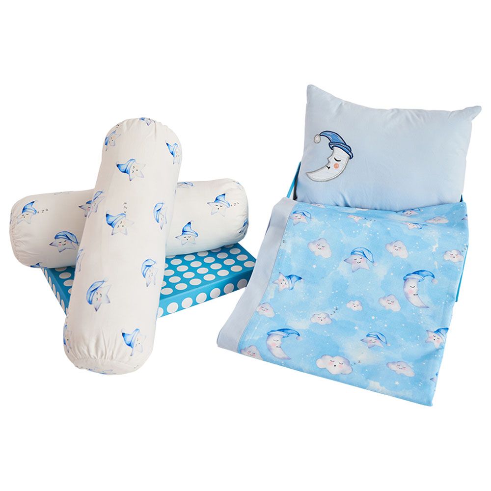 Little West Street - "Night Night" Set w/ Blanket - Blue