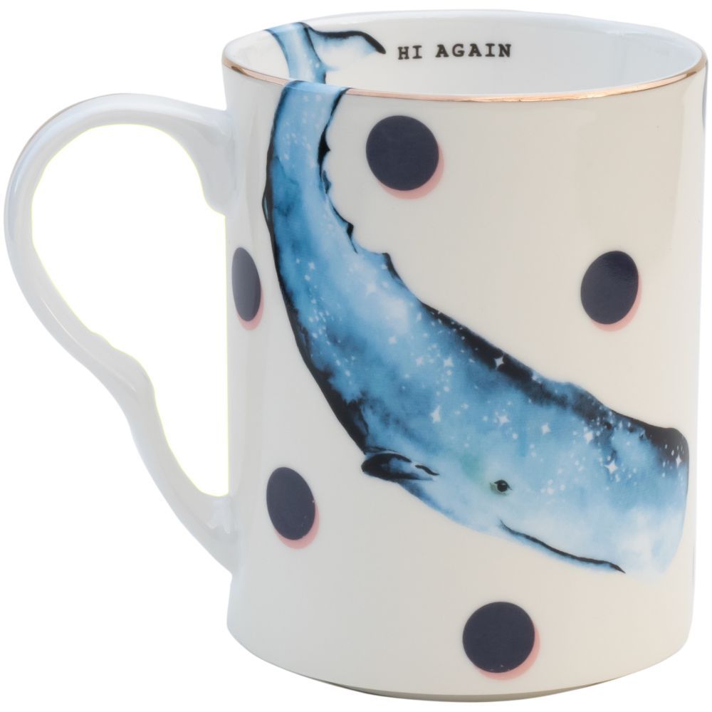 Yvonne Ellen - Whale Mug - Blue