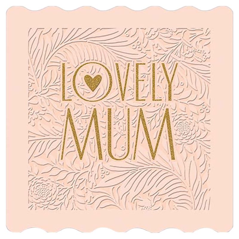 أليس سكوت - بطاقة تهنئة ليوم الأم - Lovely Mum - زهري