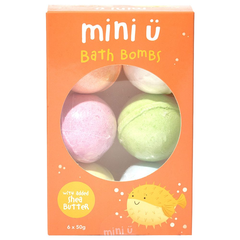 Mini U - Bath Bombs - Pack of 6