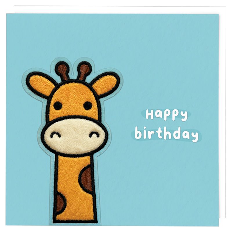 Redback Cards - Hudson Giraffe Happy Birthday Greeting Card