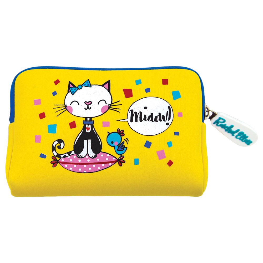 Rachel Ellen Designs - Neoprene Purse - Miaow Cat