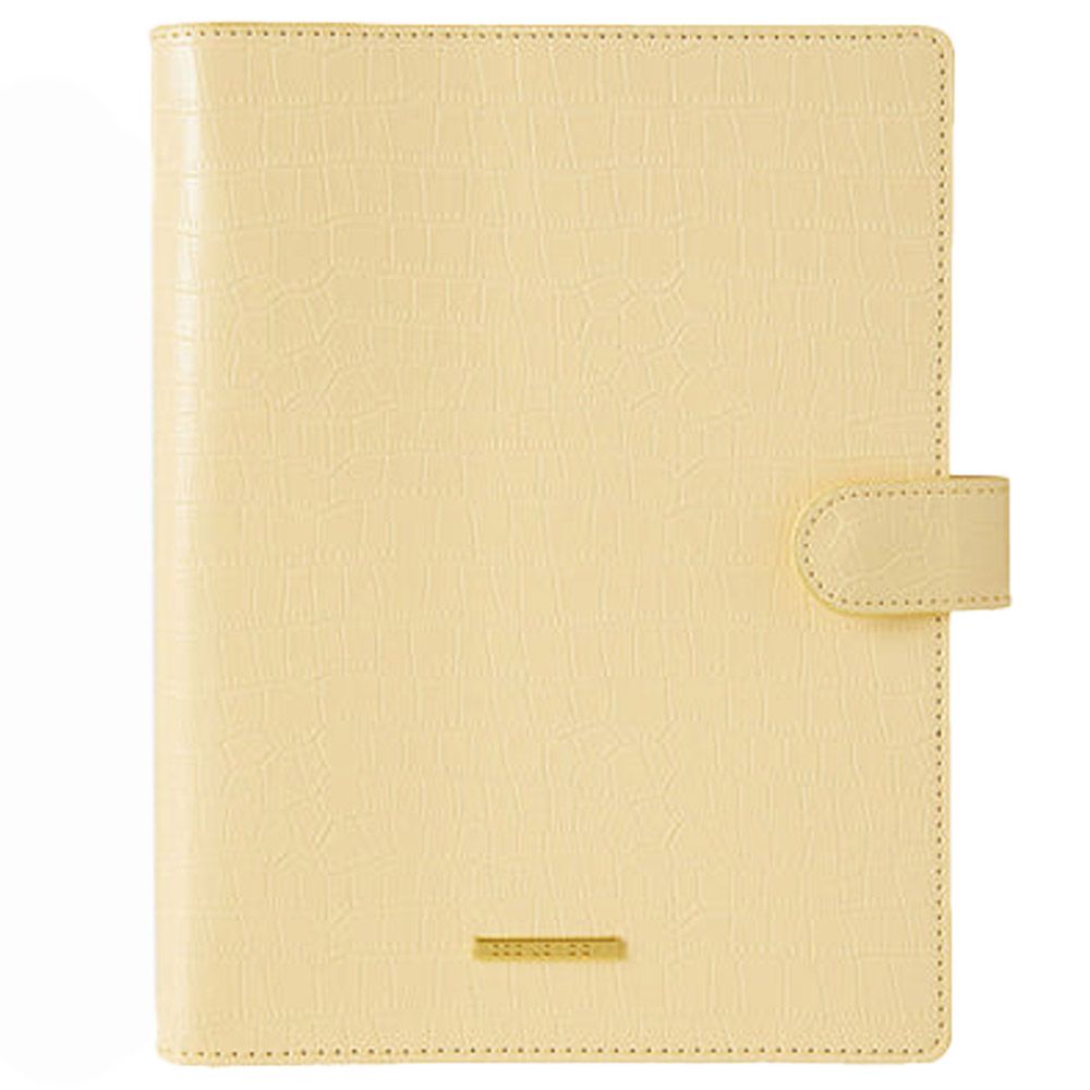 Career Girl London - Croc Daily Agenda - Pale Yellow