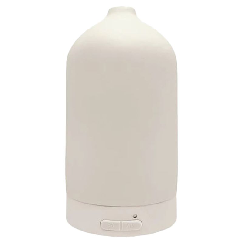 Aroma Home - Ceramic Serenity Ultrasonic Diffuser - Cream