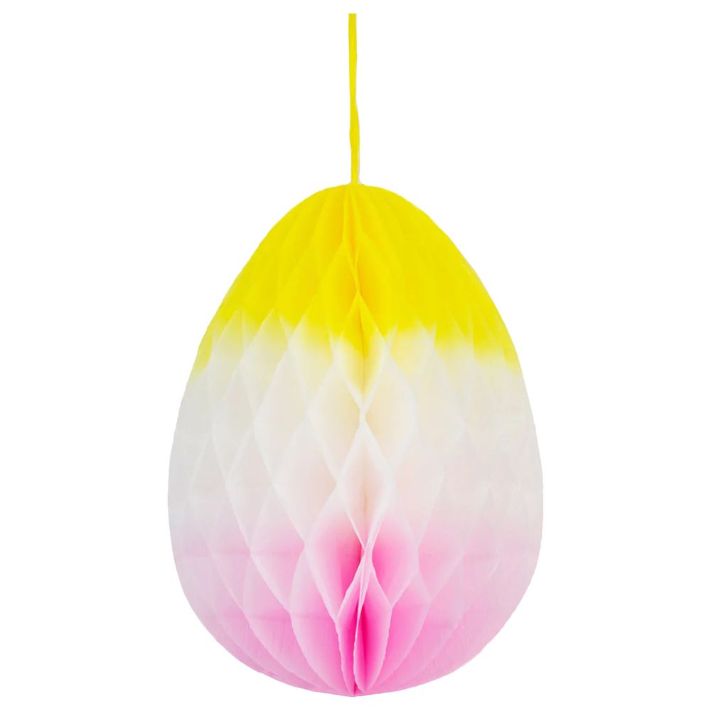 Talking Tables - Spring Bunny Honeycomb Ombre Hanging Egg - 40cm 