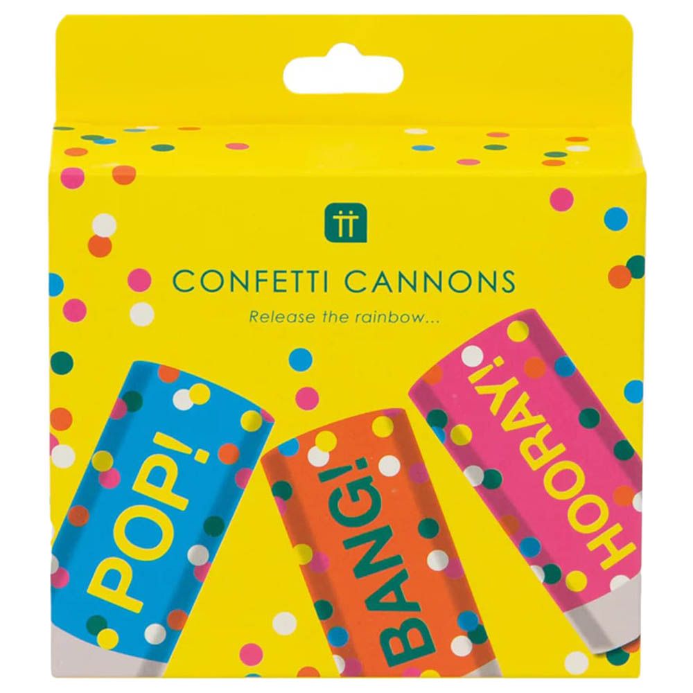 Talking Tables - Birthday Brights - Confetti Canon - 3pcs