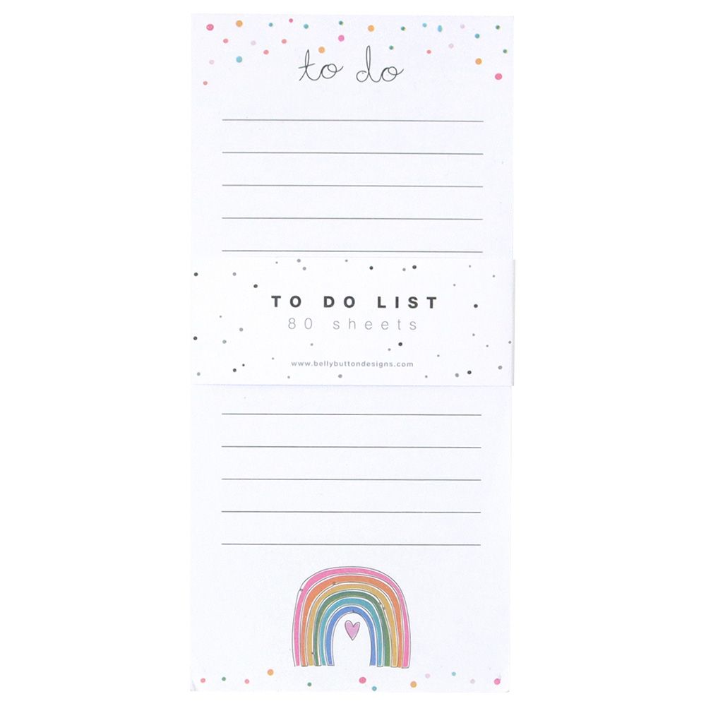 Belly Button - Rainbow To Do List 