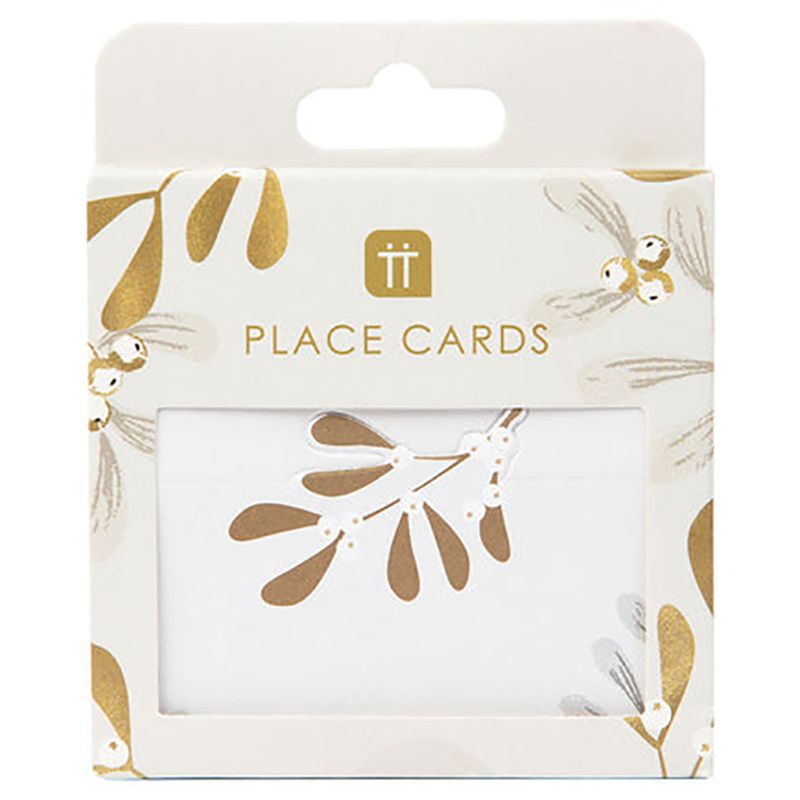 Talking Tables - Botanical Mistletoe Placecards - 12pcs