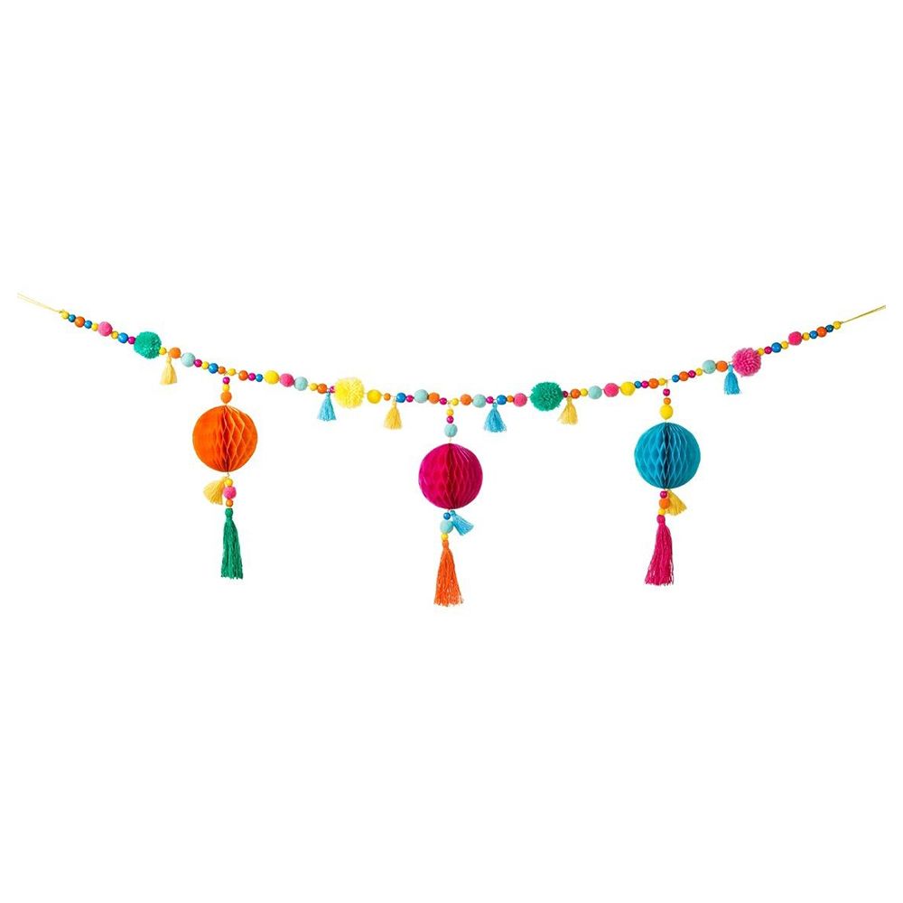 Talking Tables - Boho Mix Fabric Garland - 1M