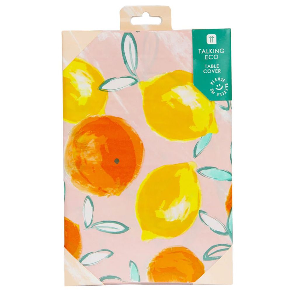 Talking Tables - Citrus Choice Paper Table Cover - 120X180cm