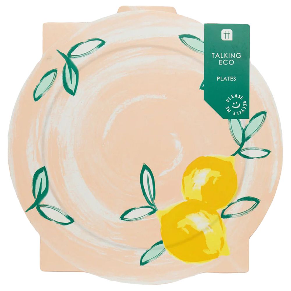 Talking Tables - Citrus Choice Eco Plate - 9-Inch - 12pcs