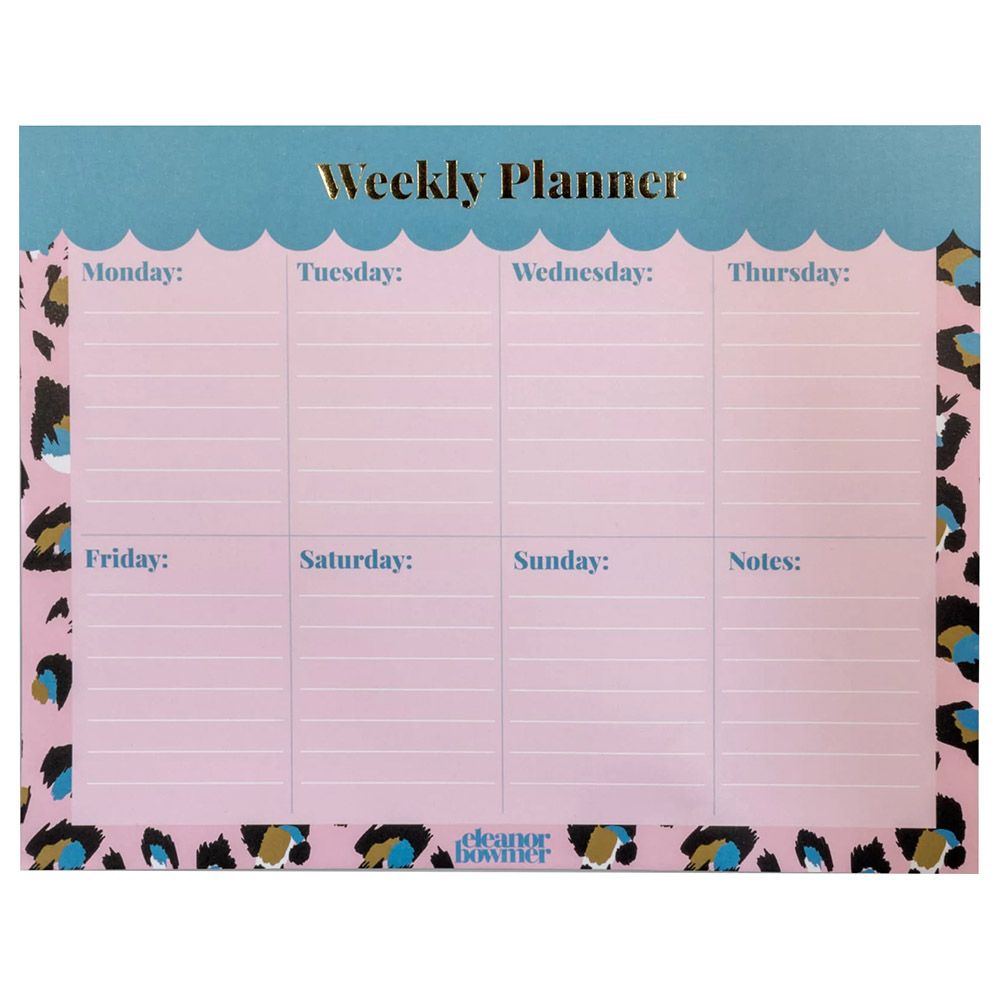 Eleanor Bowmer - Weekly Planner Pad