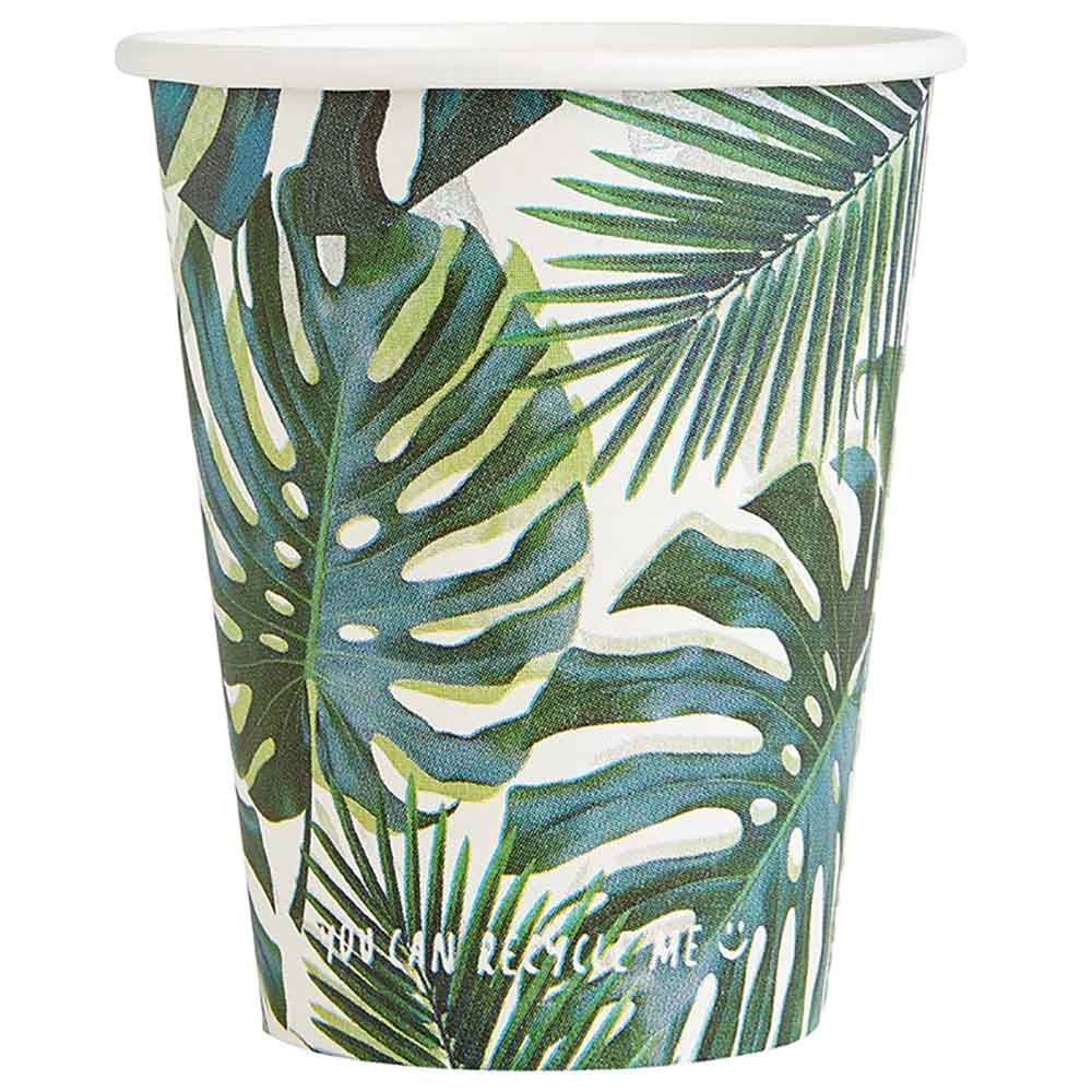 Talking Tables - Tropical Fiesta Palm Cup - 8Oz - 8pcs