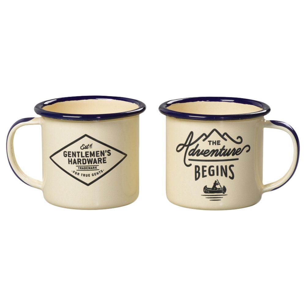 Gentlemen's Hardware - Enamel Espresso Set - Beige