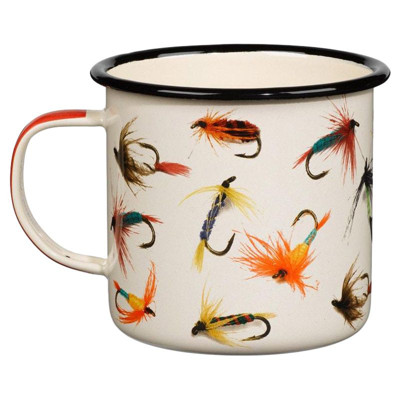 Gentlemen's Hardware - Enamel Mug 500ml - Fly Fishing