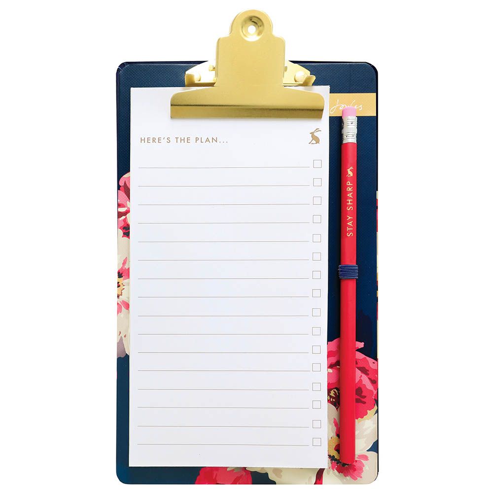 Joules - List Pad & Clipboard