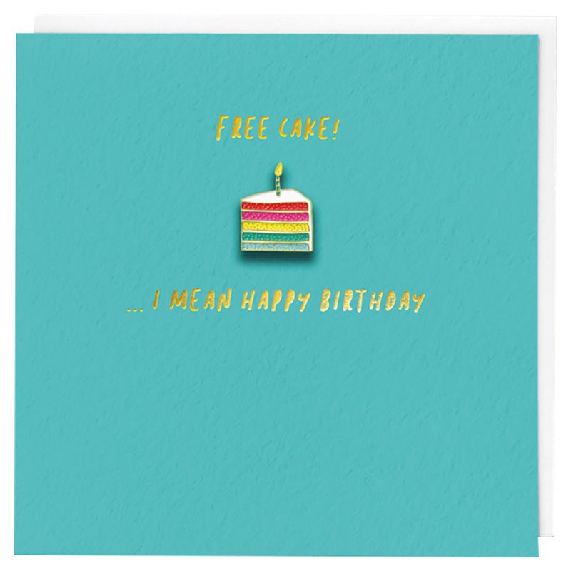 Redback Cards - Free Cake Birthday Card