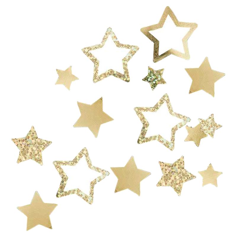 Ginger Ray - Star Shaped Table Confetti - Gold