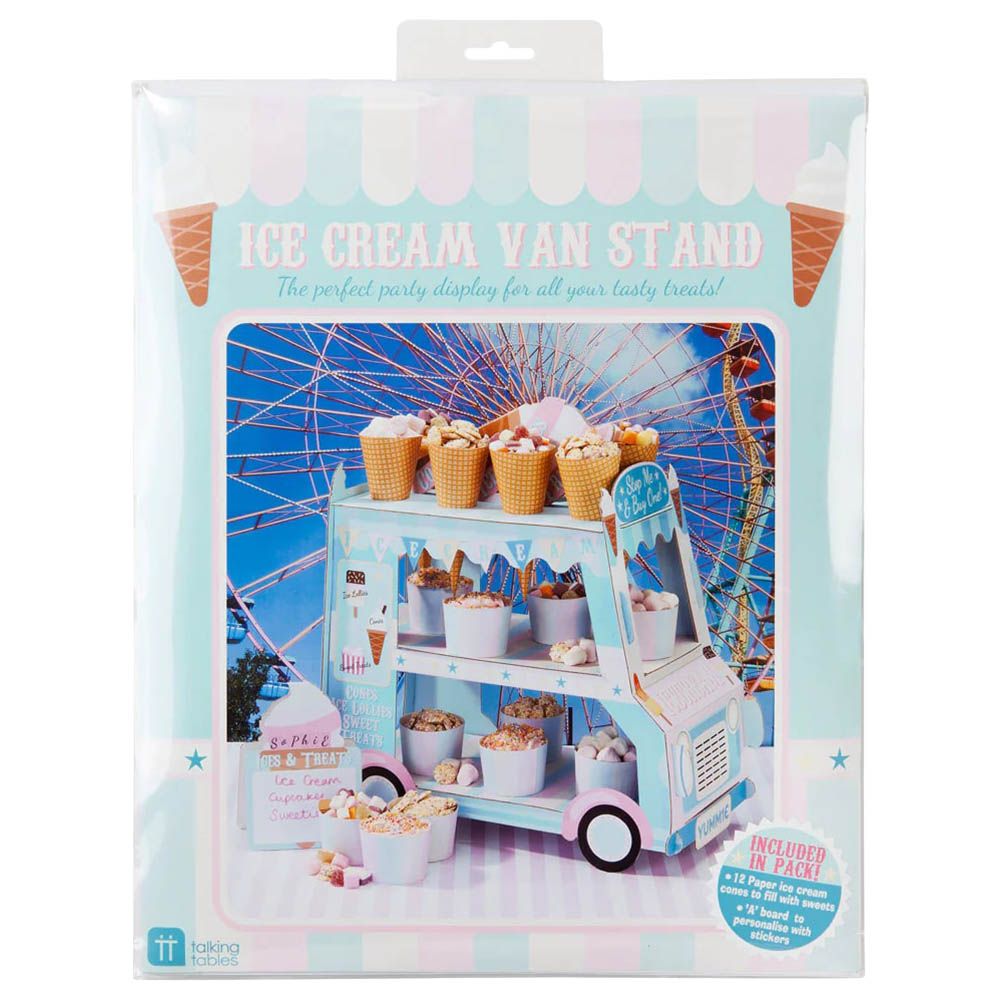 Talking Tables - Street Stall Ice Cream Treat Van Stand - 3 Tier