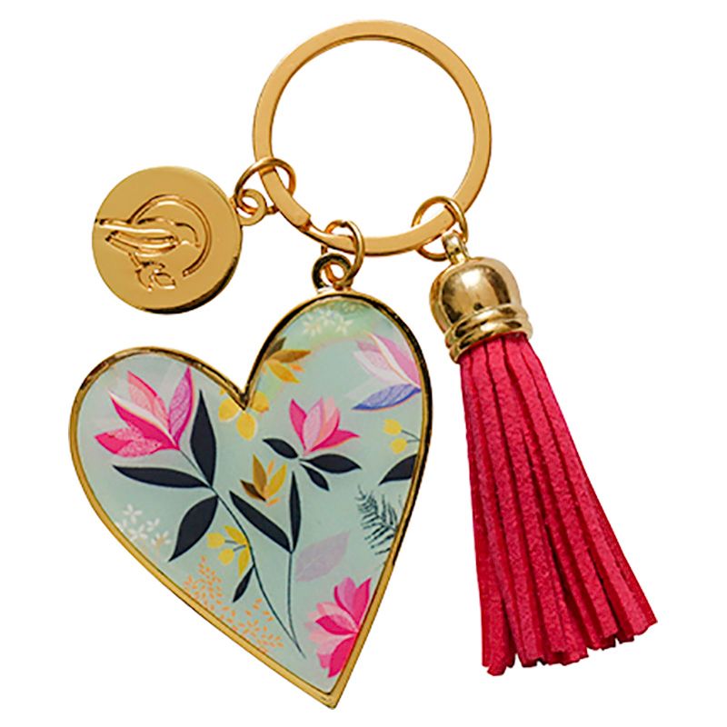 Sara Miller - Metal Key Ring - Heart 