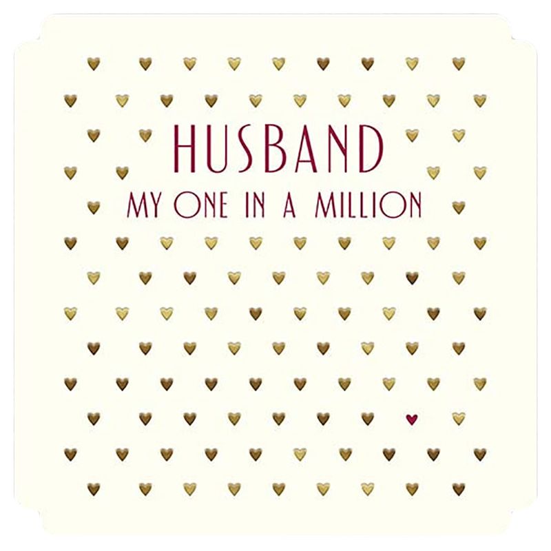 Fox & Butler - Husband My One In A Million Card