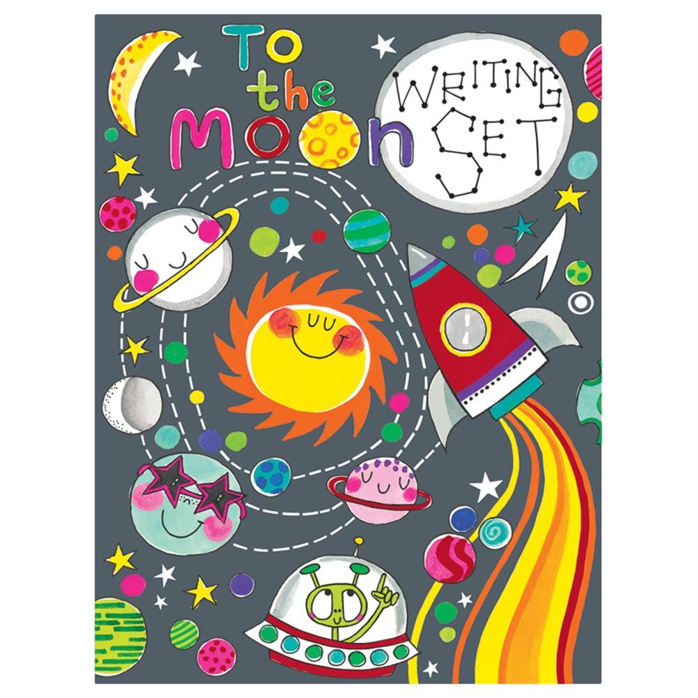 Rachel Ellen Designs - Writing Set Wallet - To The Moon