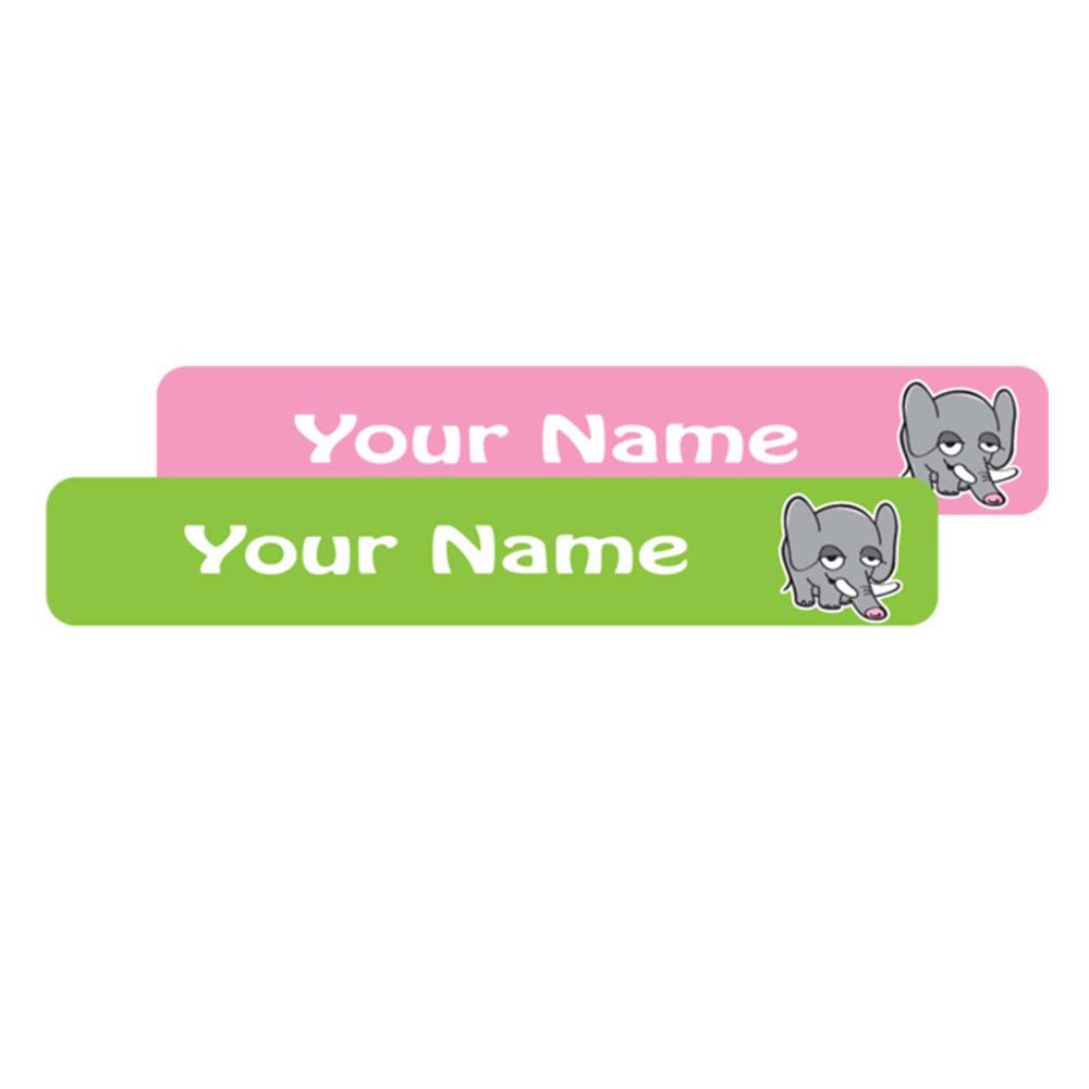 Ladybug - Nursery Pack Labels Elephant Girl - Pack of 82