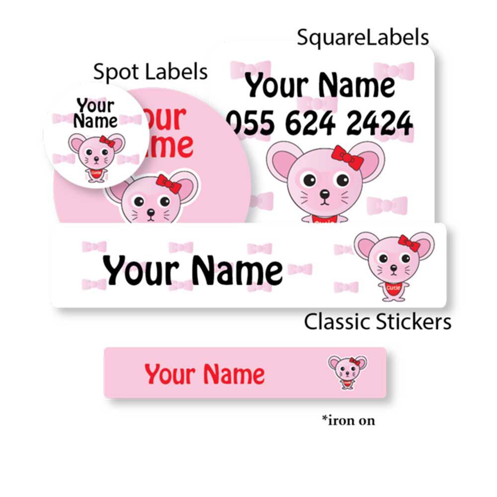 Ladybug - Nursery Pack Labels Cutie - Pack of 82