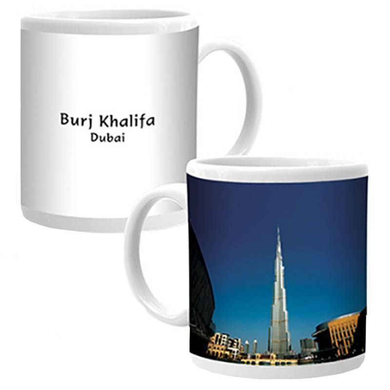 Ajooba - Dubai Souvenir Mug Burj Khalifa 0001