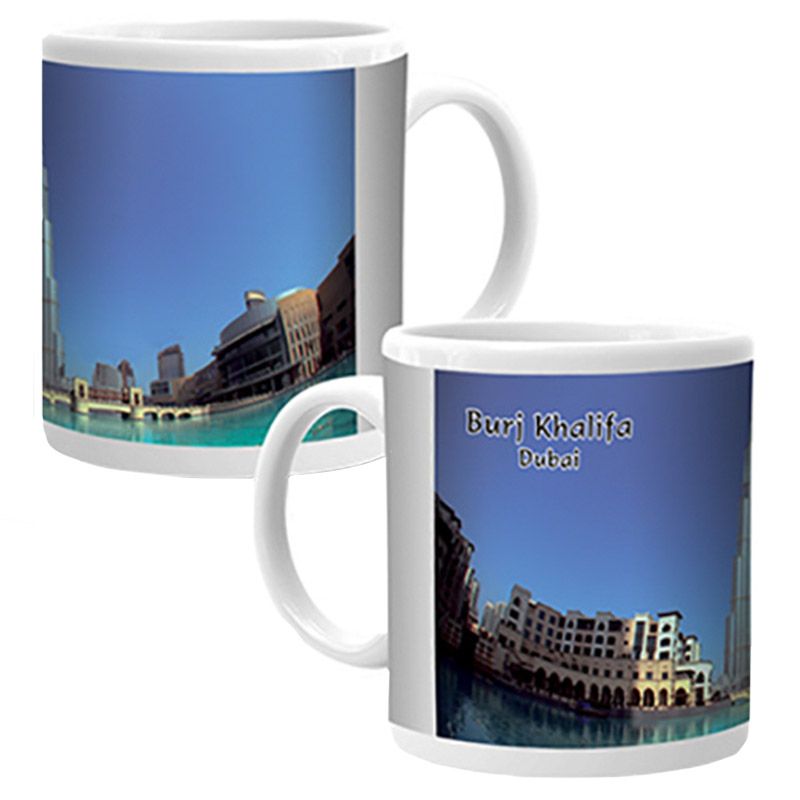 Ajooba - Dubai Souvenir Mug Burj Khalifa 0005