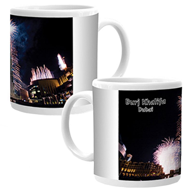 Ajooba - Dubai Souvenir Mug Burj Khalifa 0007