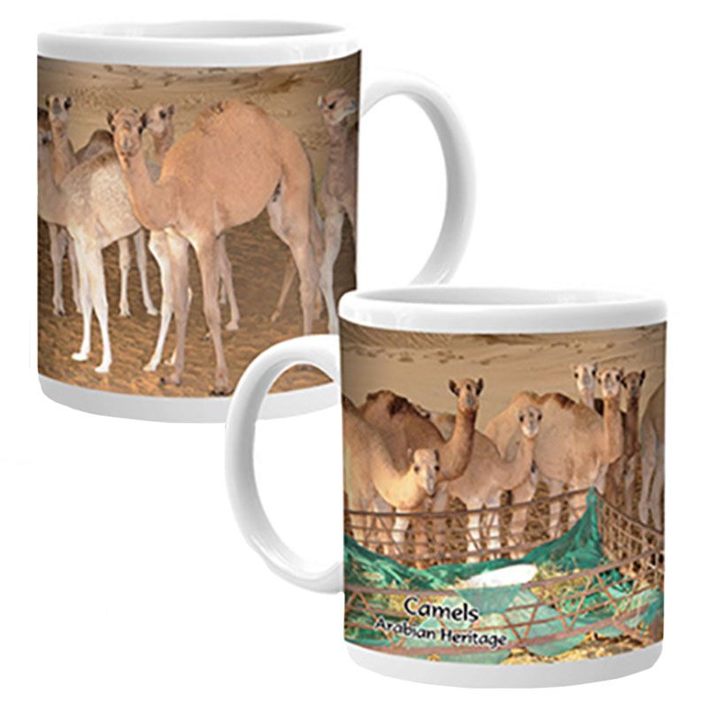 Ajooba - Dubai Souvenir Mug Camel Arabian Heritage MCA 0011