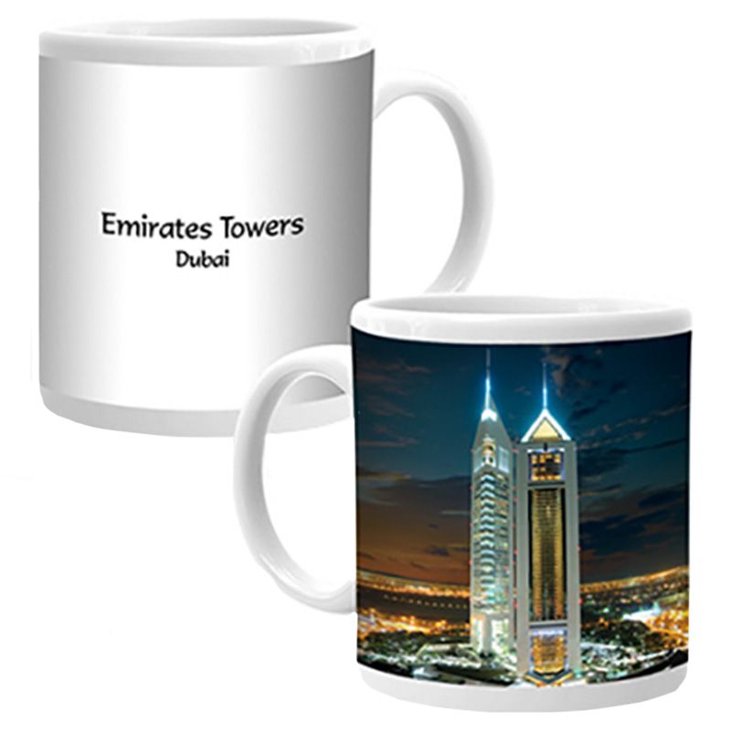 Ajooba - Dubai Souvenir Mug Emirates Towers MG 011