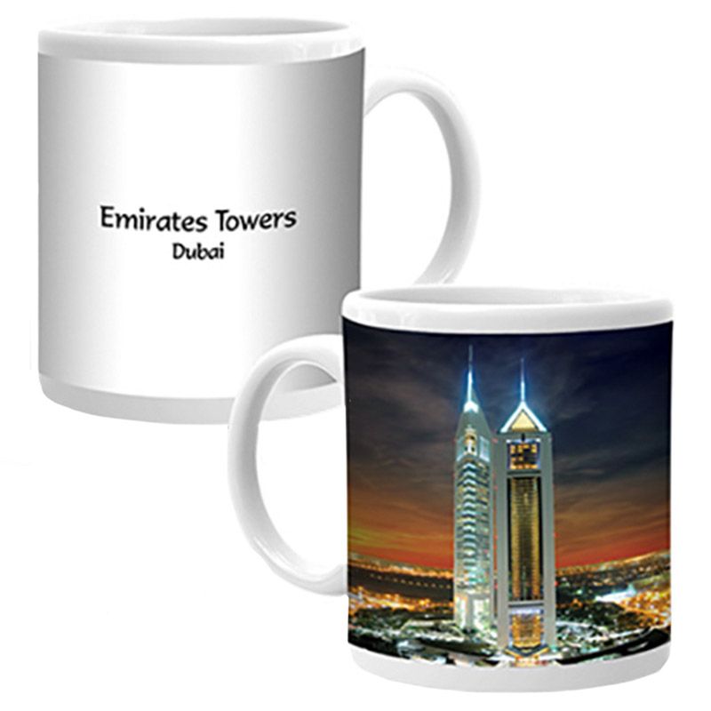 Ajooba - Dubai Souvenir Mug Emirates Towers MG 006