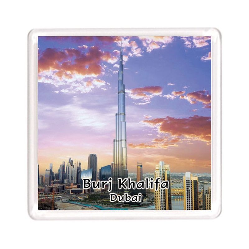 Ajooba - Dubai Souvenir Magnet Burj Khalifa 0002