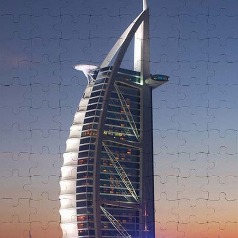 Ajooba - Dubai Souvenir Puzzle Burj Al Arab 0010