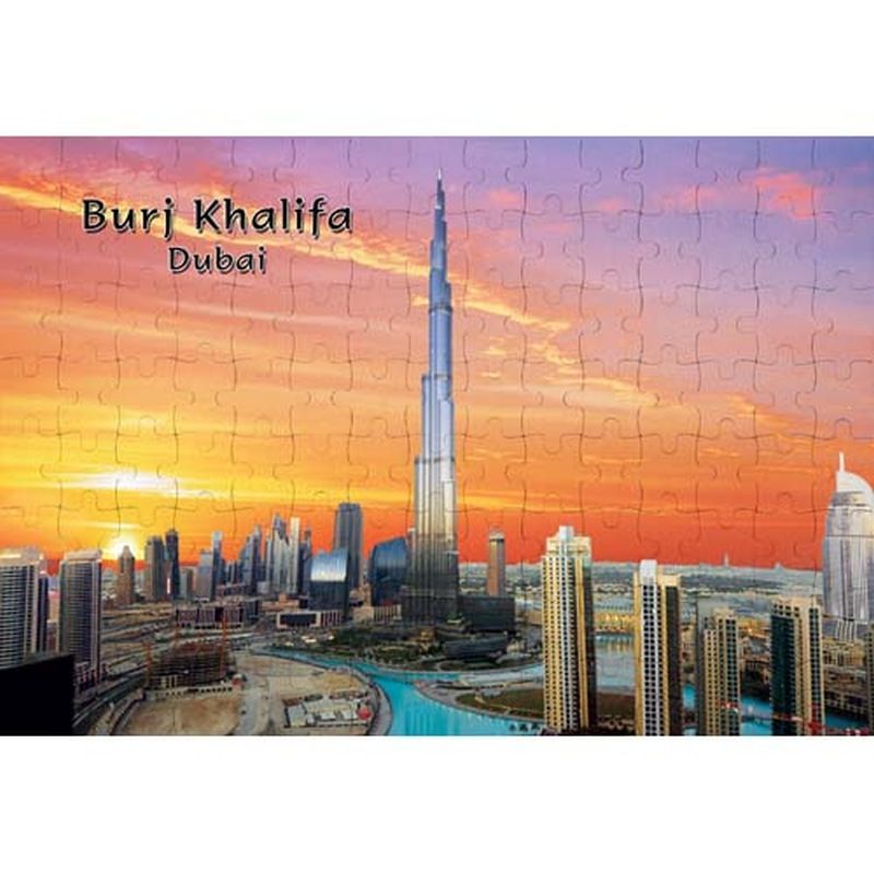 Ajooba - Dubai Souvenir Puzzle Burj Khalifa 0019