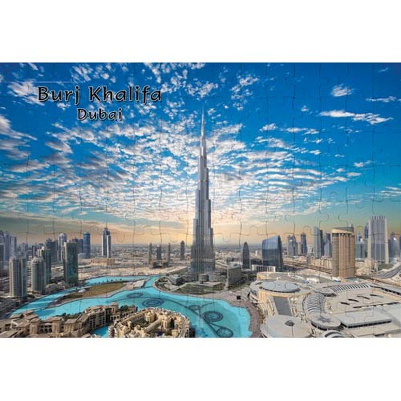 Ajooba - Dubai Souvenir Puzzle Burj Khalifa 0031