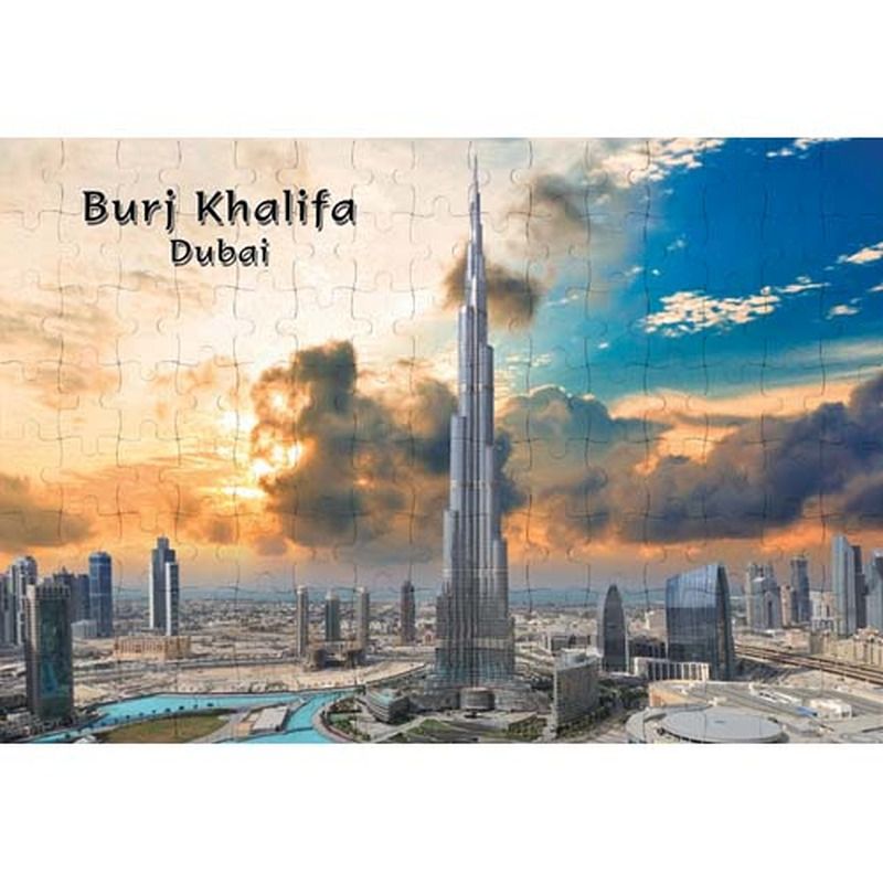 Ajooba - Dubai Souvenir Puzzle Burj Khalifa 0035